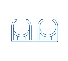 بست زوج 3 پیچ 25 رویال پایپ